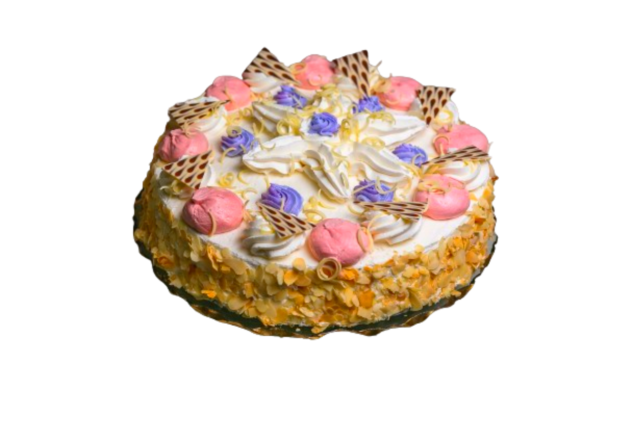 Vegetarische vanille taart
